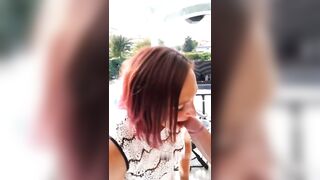 Milf rossa si fa pagare per il pompino