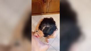 Mora tatuata casertana fa pompino e scopata