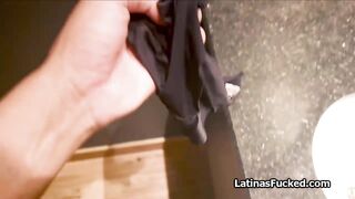 Panty Discovery Leads to Fucking of This Latina Big Tit