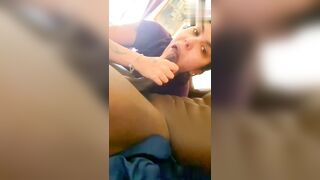 Studentessa italiana spompina cazzo nero come una troia
