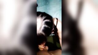 Milf mora succhia palle al ragazzo giovane prima dell'inculata
