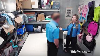 Guilty Security Guard Pleasures Coworker