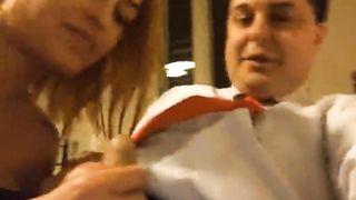 Il pompino di Sara Tommasi ad Andrea Diprè