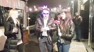 Luna e Rebecca spompinano Diprè a Barcellona