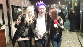 Luna e Rebecca spompinano Diprè a Barcellona