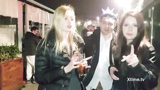 Luna e Rebecca spompinano Diprè a Barcellona