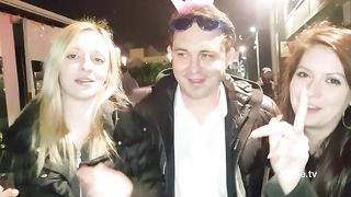 Luna e Rebecca spompinano Diprè a Barcellona