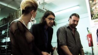 Gabriele Paolini con Baby Marylin e Fausto Moreno