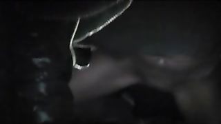 Coppia tedesca scopa di notte all'aperto