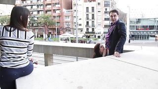 Rebecca Volpetti POMPINO a Diprè in pubblico