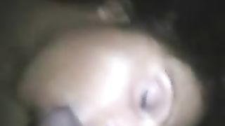 Lei me lo succhia ed io le sborro sulla fica pelosa