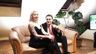 Andrea Diprè a Praga con Anne Von Tease