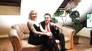 Andrea Diprè a Praga con Anne Von Tease