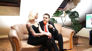 Andrea Diprè a Praga con Anne Von Tease