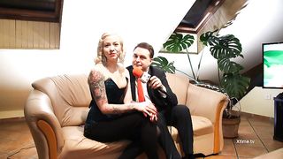 Andrea Diprè a Praga con Anne Von Tease