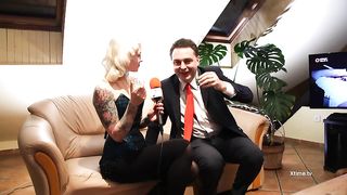 Andrea Diprè a Praga con Anne Von Tease