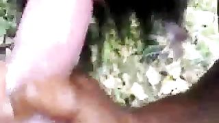 Italiano scopa una prostituta negra in strada