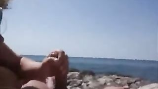 Bocchino in spiaggia a Rovigno