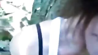 Bocchino outdoor di una troietta 21enne