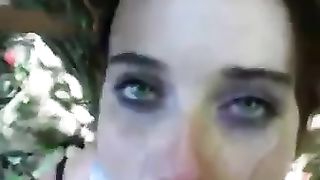 Bocchino outdoor di una troietta 21enne