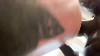 Cazzo NERO in diretta, figa slabrata
