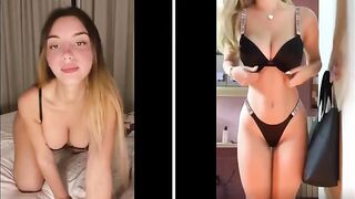 Due teen italiane si sfidano a chi fa la più zoccola in doppia esibizione