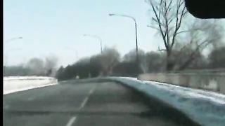 Pompino di mia moglie in macchina