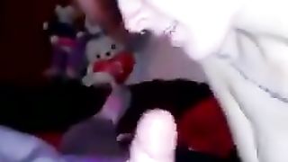 Rossa sucaminchia sborrata dappertutto