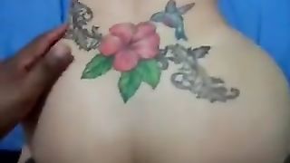 Inculata a 90 gradi dal marito di colore