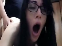 Sbatte a pecorina la fidanzata cagna