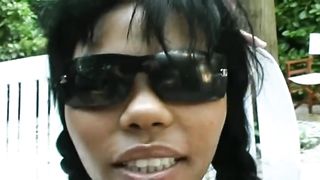 Ammucchiata in giardino