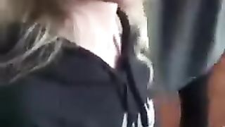 Luna Ramondini sega Alberto Blanco nel backstage