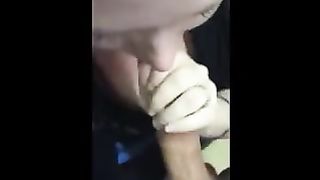 Spompina ed ingoia tanta sborra