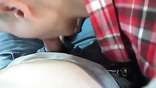 Bocchino con ingoio sul treno in Germania