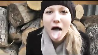 Seghetta con schizzata ed ingoio