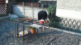 Improvvisando in giardino...