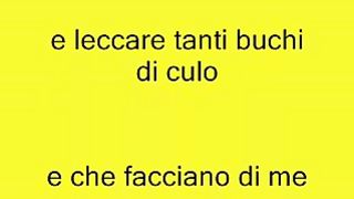La Cagna succhia il cazzo e lecca il culo