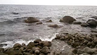 Pompino al mare dalla fidanzata NERD