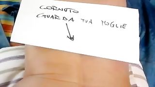 CORNUTO guarda tua moglie !!!