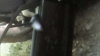 Prostituta e cliente filmati di nascosto dal guardone