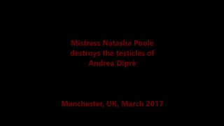Mistress Natasha Poole ballbusting ad Andrea Diprè