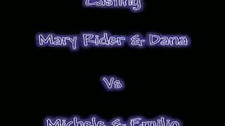 Mary Rider e Dana Santo casting con Michele e Emilio