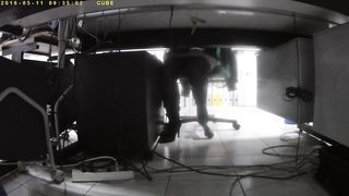 La mia collega porca in ufficio