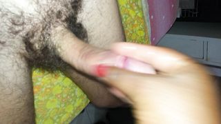 Alla ragazza piace il cazzo bianco