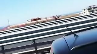 Sul Pandino Nero in autostrada...