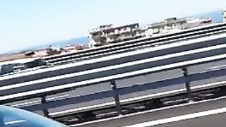 Sul Pandino Nero in autostrada...