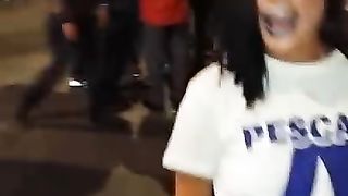 Serena Rinaldi si spoglia per la promozione del Pescara