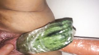 La zucchina, la carota e la banana