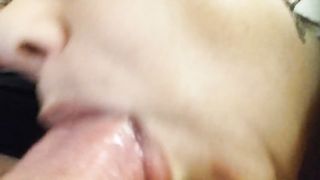 Mia moglie col capocchione in bocca