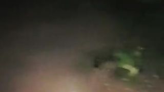 Passeggiata notturna con mia moglie zozzona